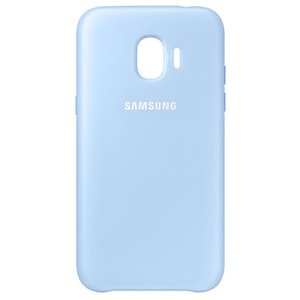 Чехол Samsung Dual Layer Cover J2 (2018) голубой EF-PJ250CLEGRU