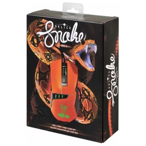Игровая мышь Oklick 865G Snake (черный/оранжевый) [368644]