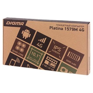 Планшет Digma Plane 1579M NS1800ML 16GB 4G (черный)