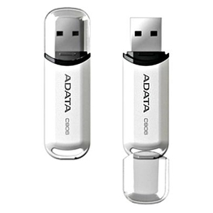 8GB USB Drive A-Data C906 White
