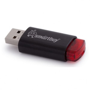 8GB USB Drive SmartBuy Click Black (SB8GBCl-K)