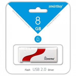 8GB USB Drive SmartBuy Hatch (SB8GBHTH-W)