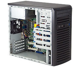 Сервер SuperMicro на базе процессора Intel Quad Core Xeon E3-1220