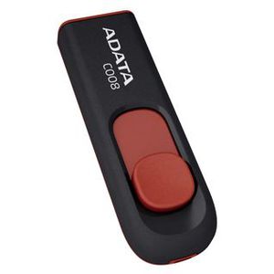 8GB USB Drive A-Data C008 Black-Red