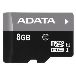 Карта памяти 8GB MicroSD A-Data Premier (AUSDH8GUICL10-ROTGMBK)
