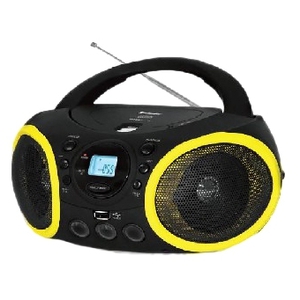 Аудиомагнитола BBK BX150U Black/Yellow