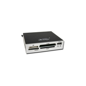 Card Reader Acorp CRIP200S All-In-One USB 2.0 internal Silver 3,5 + USB Port
