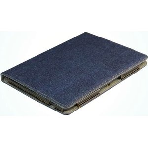 Чехол IT BAGGAGE для планшета Asus TF701, TF700 иск. кожа Jeans черный, синий ITASTF708-4