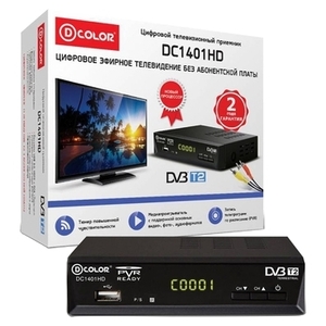 Приемник цифрового ТВ D-Color DC1401HD