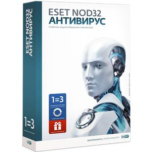 ESET NOD32 Antivirus+ Bonus+ (1год, 3ПК)