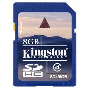 Карта памяти 8Gb Kingston SDHC4
