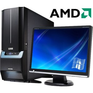 Компьютер домашний с монитором 22 на базе процессора AMD Athlon II 64 X4 840