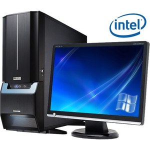 Компьютер игровой с монитором 19 на базе процессора Intel Core i3-4360