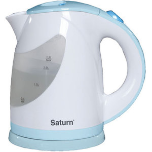 Чайник Saturn ST-EK0004 (белый/голубой)