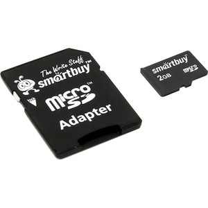 Карта памяти 2GB MicroSD SmartBuy SB2GBSD-01