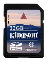 Карта памяти 32Gb Kingston SD4