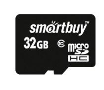 Карта памяти 32GB MicroSD SmartBuy SB32GBSDCL10-00