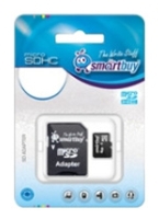 Карта памяти 4GB MicroSD SmartBuy SB4GBSDCL10-01