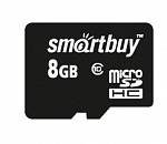 Карта памяти Smart Buy microSDHC (Class 10) 8GB (SB8GBSDCL10-00)
