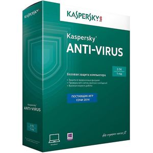 Kaspersky Anti-Virus 2015. 2-Desktop 1 year Base Retail Pack