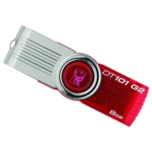 8GB USB Drive Kingston DataTraveler 101 G2 (DT101G2/8GB) Red