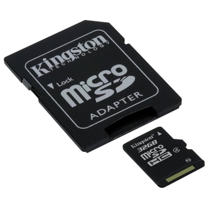 Карта памяти Kingston microSDHC 32 Гб (SDC4/32GB)