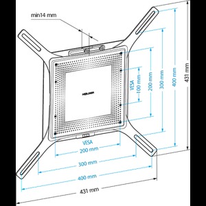 Кронштейн Holder LCD-F4801M-B