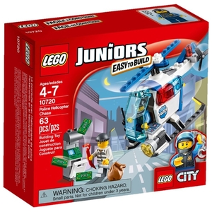 Конструктор LEGO Juniors 10720 Погоня на полицейском вертолёте