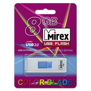 USB Flash Mirex SHOT WHITE 8GB (13600-FMUWST08)