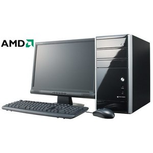 Компьютер офисный с монитором на базе процессора AMD A4 5300
