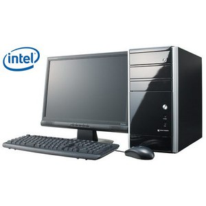 Компьютер офисный с монитором на базе процессора Intel Pentium G840