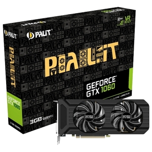 Видеокарта Palit GeForce GTX 1060 Dual 3GB GDDR5 [NE51060015F9-1061D]