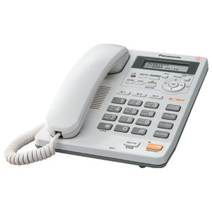 Проводной телефон Panasonic KX-TS2570RUW (белый)