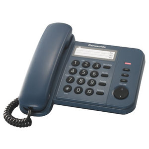 Проводной телефон Panasonic KX-TS2352RUC (синий)