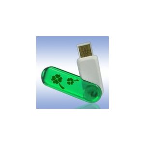 4GB USB Drive PQI Traveling Disk i261 Green