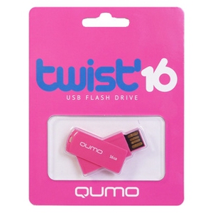 USB Flash QUMO Twist 16Gb Cerise