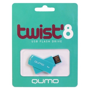 USB Flash QUMO Twist 8GB Turquoise