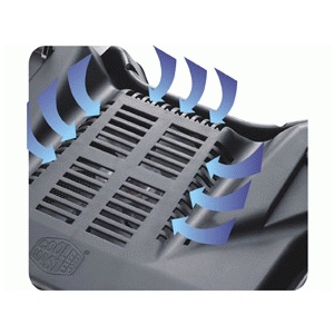 Подставка для охлаждения ноутбука Cooler Master NotePal X1 (R9-NBC-2WAK-GP) Black