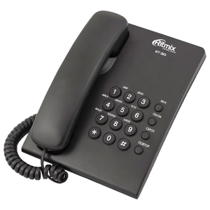 Проводной телефон RITMIX RT-310 Black