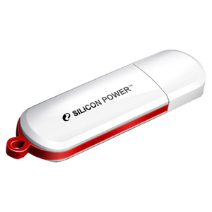 2GB USB Drive Silicon Power Luxmini 320 (SP002GBUF2320V1W) White