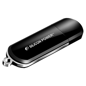 2GB USB Drive Silicon Power Luxmini 322 (SP002GBUF2322V1K) Black