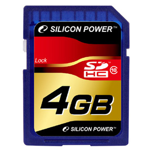 Карта памяти 4Gb Silicon Power SP004GBSDH010V10