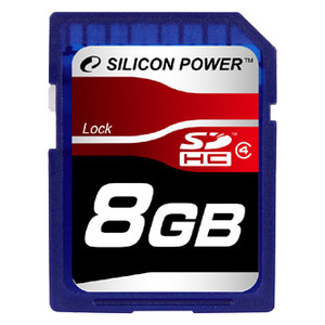 Карта памяти 8Gb Silicon Power SP008GBSDH004V10