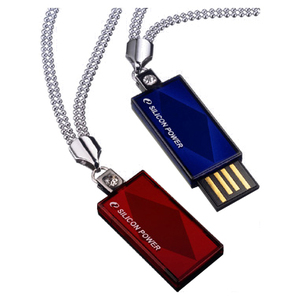 USB Flash Silicon-Power Touch 810 Blue 16GB [SP016GBUF2810V1B]