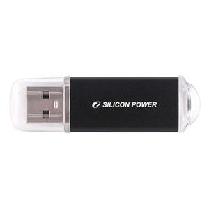 USB Flash Silicon-Power Ultima II I-Series Black 4 Гб (SP004GBUF2M01V1K)