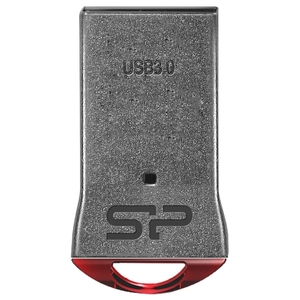 USB Flash Silicon-Power Jewel J01 Silver/Red 16GB (SP016GBUF3J01V1R)