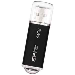 USB Flash Silicon-Power Ultima II I-Series Black 64 Гб (SP064GBUF2M01V1K)