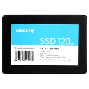 Жесткий диск SSD 120GB SmartBuy Ignition 3 (SB120GB-IGNT3-25SAT3)