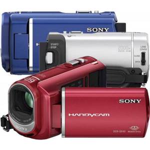 Видеокамера Sony DCR-SX40E silver