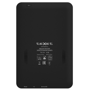 Электронная книга teXet TB-156 4GB Black